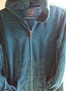 Made for Life velour hoodie